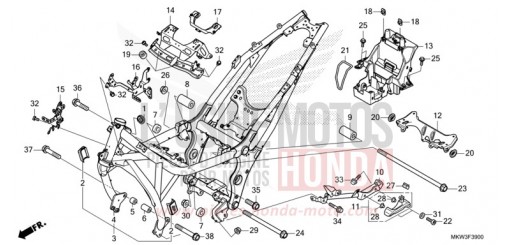 CARROSSERIE DE CHASSIS NC750XDM de 2021